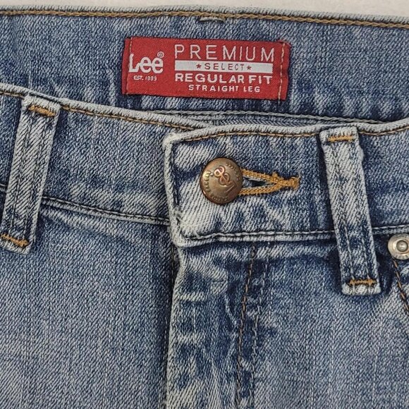 Lee 33WxL29 Light wash blue jeans #indie - Picture 2 of 5